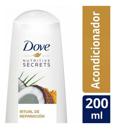 Shampoo Dove 200ml Ritual Reparacion Coco X12u