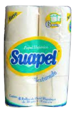 Pack Papel Higiénico Suapel Texturado 6x30m- X12u- Dh Tienda