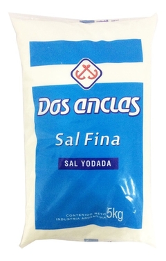 Dos Anclas Sal Fina Bolsa De 5 K X2u