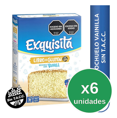 Exquisita Bizcochuelo Vainilla Sin Tacc X 450gr X6u - comprar online