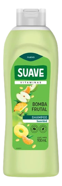 Pack Shampoo Suave Bomba Frutal 930ml X 8un - Dh Tienda