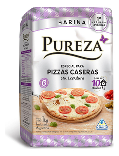 Harina Pureza Con Levadura Especial Pizzas Caseras 1kg X10u