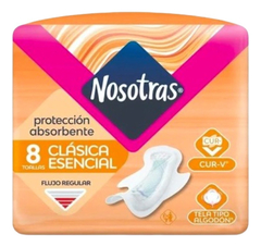 Toallas Femeninas Nosotras Esencial X8u -pack X30- Dh Tienda