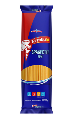 Fideos Terrabusi Spaghetti N°3 500g X20u