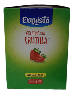 Gelatina Frutilla Light Exquisita Display 15 Unidades X15u - comprar online