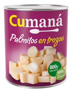 Palmitos En Trozos Cumana 800gr X12u