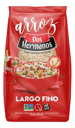 Arroz Dos Hermanos Largo Fino Paquete De 1 Kg X10u en internet