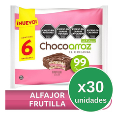 Alfajor Chocoarroz Gallo Frutilla X30u - comprar online
