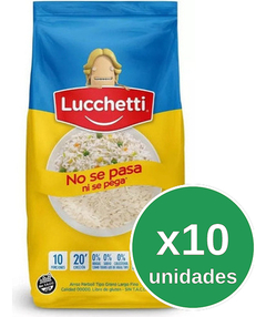 Arroz Lucchetti Parboil Bolsa 500g X10u - comprar online