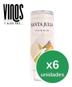 Santa Julia Chenin Dulce Natural - Lata 355cc X6u - comprar online