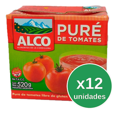 Puré De Tomates Alco 520 Gr X12u - comprar online