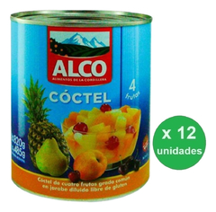 Pack Lata Cóctel De 4 Frutas Alco 820g X 12u - Dh Tienda - comprar online
