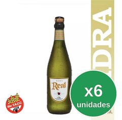 Sidra Real Etiqueta Blanca 750ml X6u - comprar online