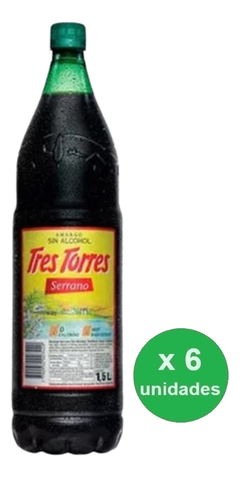 Aperitivo Amargo Tres Torres Serrano 1500cc X6u - comprar online