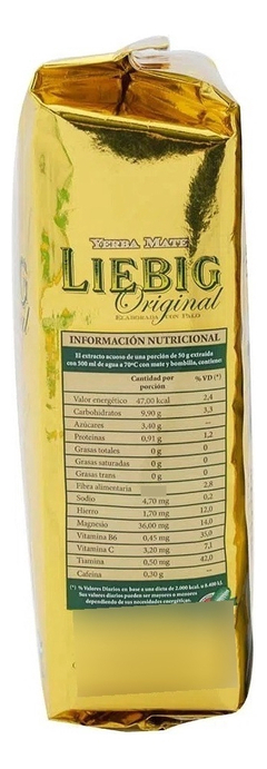 Pack Yerba Mate Liebig Original 500g X 10 Unidades - Dh en internet