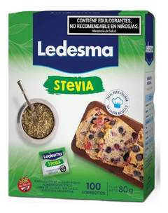 Stevia Ledesma 100sobres X6u