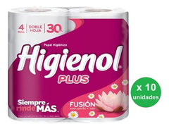 Pack Papel Higiénico Higienol Plus 4x30m- X10u - Dh Tienda - comprar online