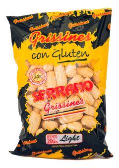 Grisines Serrano C/gluten 200g X10un