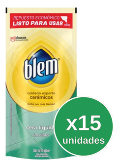 Blem Incoloro Repuesto Doypack 400ml X15u - comprar online