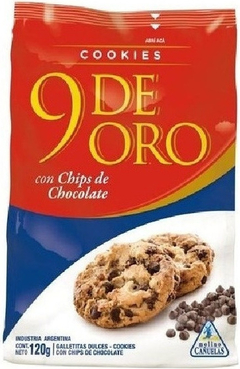 Galletitas De Oro Chips Chocolate 120grs. X16 Unidades