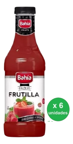 Pack Pulpa De Frutilla Bahía Botella 820g X6u - Dh Tienda - comprar online