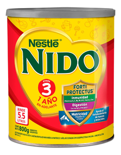 Leche En Polvo Nido 3 Lata 800g X 6 Unidad - Dh Tienda - comprar online