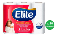 Pack Papel Higiénico Elite Clásico 6x30m - X10u - Dh Tienda - comprar online