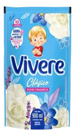 Pack Suavizante Vivere Clásico Dp 900ml X 12u - Dh Tienda