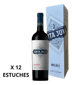 Vino Santa Julia Malbec 750cc Estuche X12u