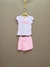 CONJUNTO BLUSA E SHORTS SAIA NEON LYCRA na internet