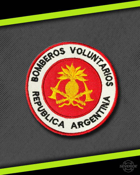Parches Bordados Bomberos Voluntarios - República Argentina Mod. 1