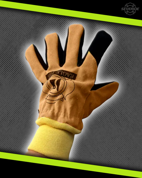 Guantes de Bombero Incendio Estructural y Forestal Eagle Fire PR500 Puño Cerrado