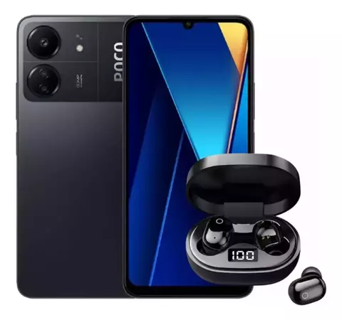 Celular Poco C65 256 Gb 8 Gb Ram Global Com Nf + Fone Brinde