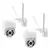 Kit 2 Câmera Ip Icsee Infravermelho Externa Wifi Hd 3