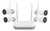 Câmera de segurança yeto kn6704dw com resolução 3MP - branco