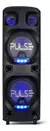 Caixa de Som Multilaser Pulse SP500 Torre 2200W com Bluetooth, Karaokê, LED e Rodas - Preto