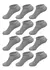 Kit 24 Pares Meia Masculina Cano Curto Soquete Preço Atacado - Fallcons Vendas