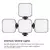 FOTOLUX Mini LED , lâmpada de preenchimento regulável - Shopp Expresso