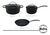BATERIA 5 PIEZAS TOTAL BLACK HUDSON - comprar online
