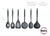 SET X 6 UTENSILLOS NYLON GRIS HUDSON en internet