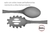 Imagen de SET X 6 UTENSILIOS NYLON C/ACERO HUDSON