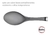 CUCHARA GUISO NYLON C/ACERO HUDSON - tienda online
