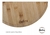 TABLA REDONDA 36 CM BAMBOO HUDSON - Kuzen Bazar