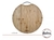 TABLA REDONDA 36 CM BAMBOO HUDSON - comprar online