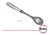 CUCHARA NYLON CALADA C/ACERO HUDSON - Kuzen Bazar