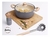 CACEROLA 20/24/26 CMS CERAMICO CREMA HUDSON - comprar online