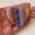 Aplique de Coração Tubo de Strass Glitter Paete 50mm - Unidade para Artesanato - comprar online