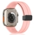 Pulseira Silicone Magnética Dobrável 42mm/44mm/45mm/47mm/49mm
