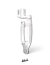 Manivela Ajustacuerdas D'addario Planet Waves Pro-Winder Blanco