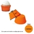 Forminha Para Cupcake Laranja N.0 Lisa Mago 45un - comprar online